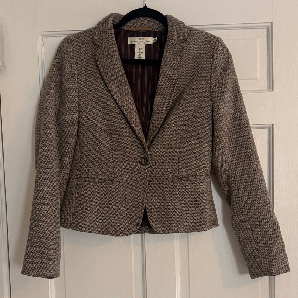 L.O.G.G. From H&M Classic Houndstooth Women's Blazer